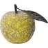 Clisson Mosaic Glass Apple with Leaf - Yellow