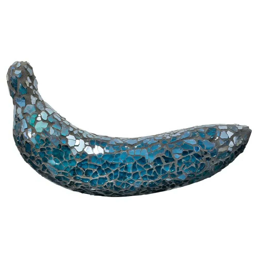 Clisson Mosaic Glass Banana Decorative Fruit - Blue product