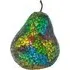 Clisson Pear Decorative Ornament - Rainbow, Mosaic Glass
