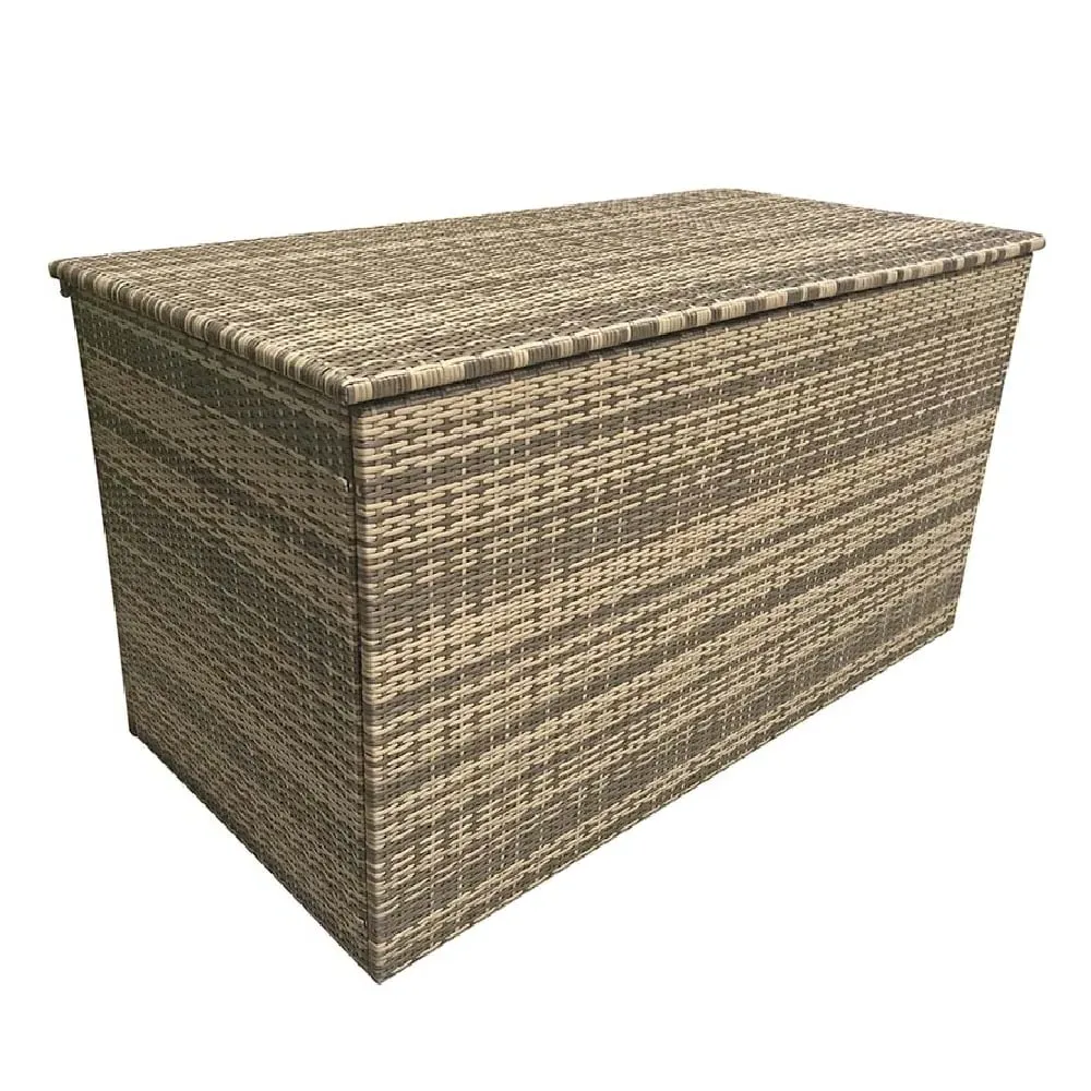 Clisson Small Outdoor Storage Box - Brown, Rattan image