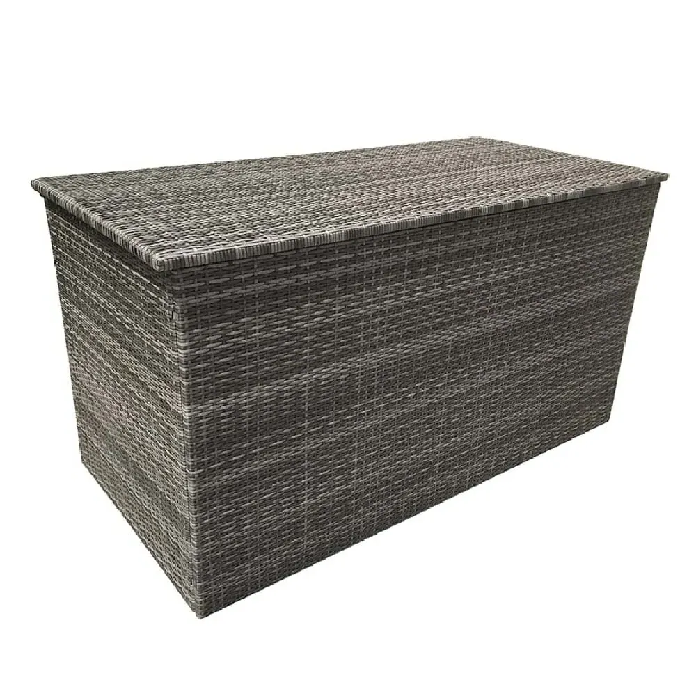 Clisson Small Outdoor Storage Box - Grey, Rattan