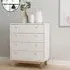 Clive 4 Drawer Chest - White, MDF