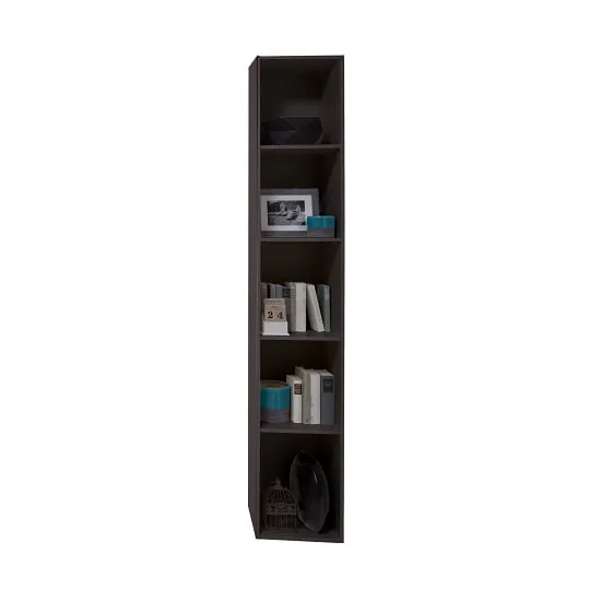 Clovis Shelving Unit - Concrete, Lava image