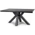 Clovis Small Rectangular Dining Table - Black, Wood