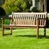 Clyro Large Broadfield Garden Bench - Rich Brown, Mahogany
