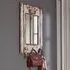 Coachella Wall Mirror with Coat Hanger - Motif, Wood