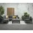 Cobe Corner Sofa Group with Armchair and Ottoman - Charcoal