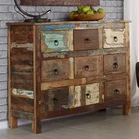 Coburg Chest of Drawers with 9 Drawers - Vintage Oak