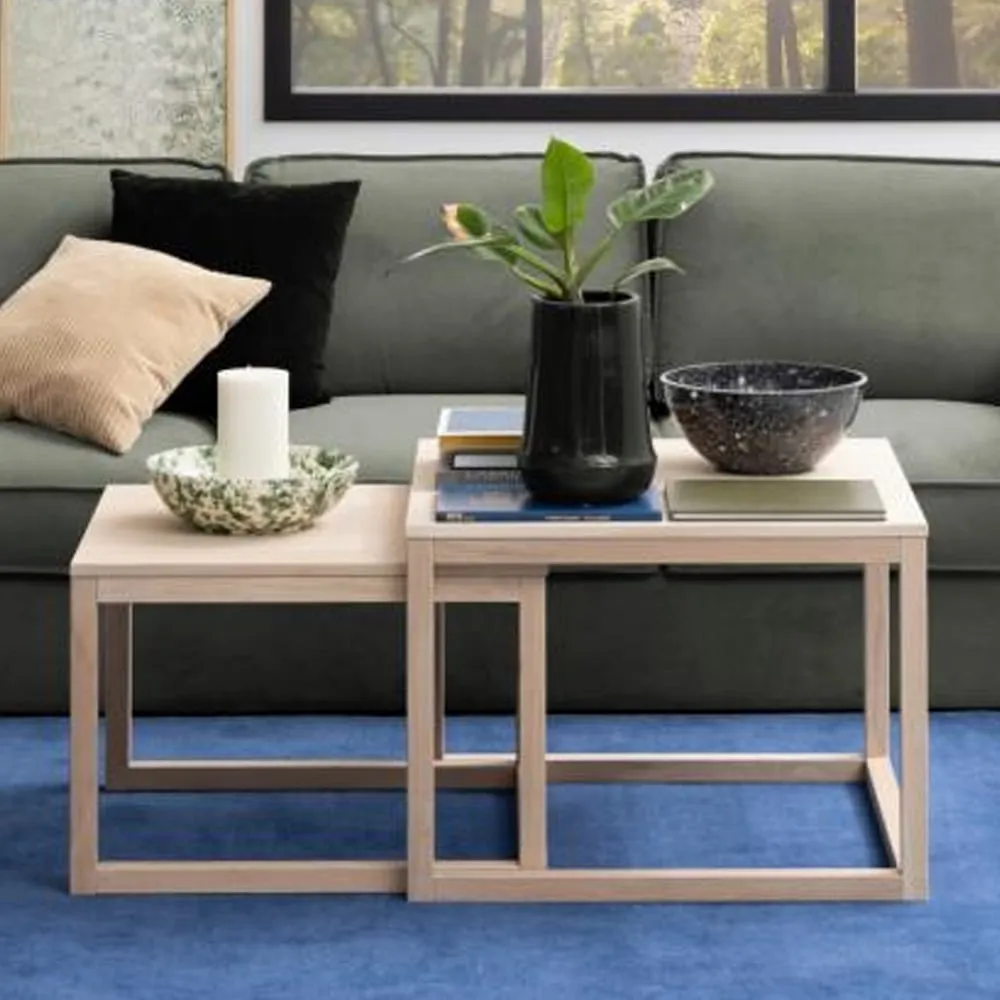 Cocoa Nesting Coffee Tables - Oak