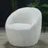 Cocoons Bedroom Chair - Off White, Boucle Fabric
