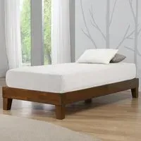 Cohasset Single Platform Bed Frame - Rustic Oak