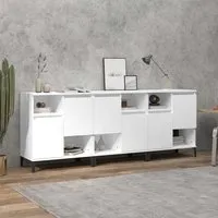 Coimbra 6-Door Sideboard - White, Engineered Wood
