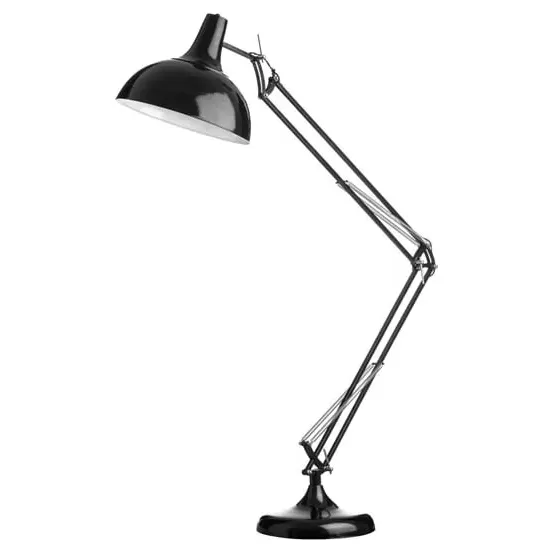 Coldin Adjustable Study Floor Lamp - Black, Metal image