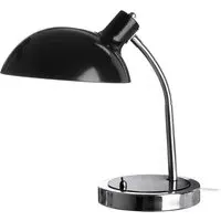 Coldin Flexible Table Lamp with Chrome Stem - Black, Metal