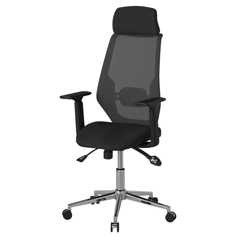 Coleford Fabric Office Chair - Black image
