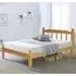 Coleton Spindle Double Bed Frame - Waxed Pine