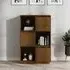 Colix 3-Door Storage Cabinet - Honey Brown, Pine Wood