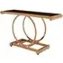 Columbus Console Table - Black, Rose Gold
