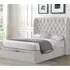 Colusa Double Ottoman Storage Bed - Beige, Fabric