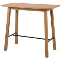 Colza Rectangular Bar Table - Oak