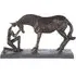Comprehension Poly Design Sculpture - Antique Bronze, Grey
