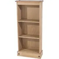 Consett Bookcase with 3 Shelves - Oak