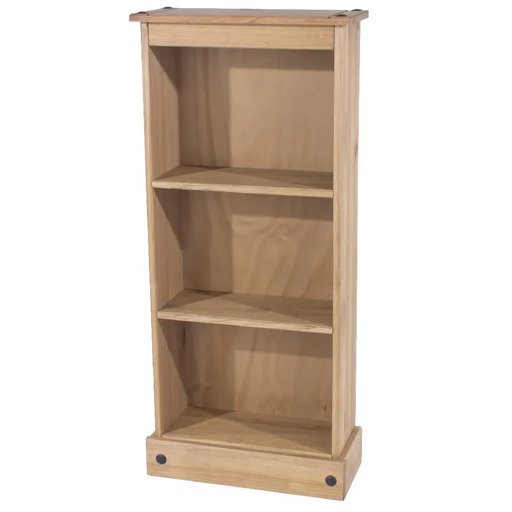 Consett Bookcase with 3 Shelves - Oak