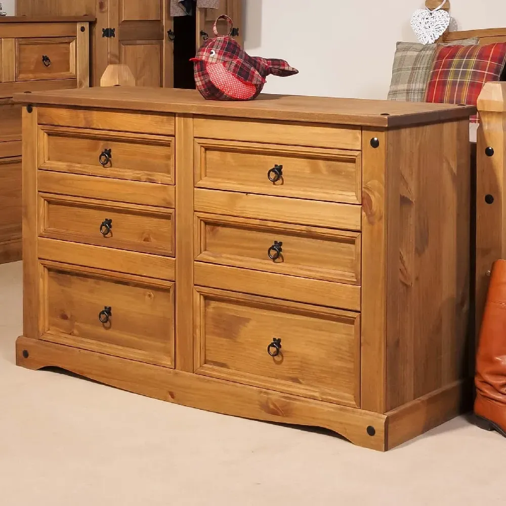 Consett Chest of 6 Drawers - Oak