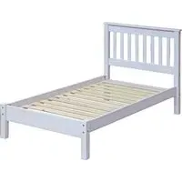 Consett Single Bed Frame - White