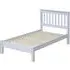 Consett Single Bed Frame - White