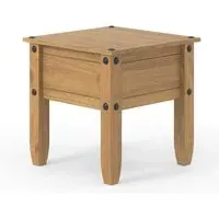 Consett Square Lamp Table - Oak