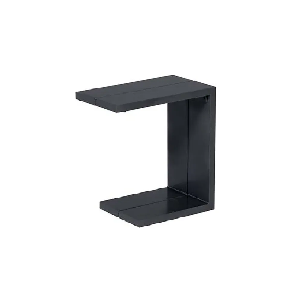 Cora Aluminium Garden Side Table - Dark Grey image