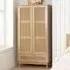 Coralie 2-Door Wardrobe with Drawer - Oak