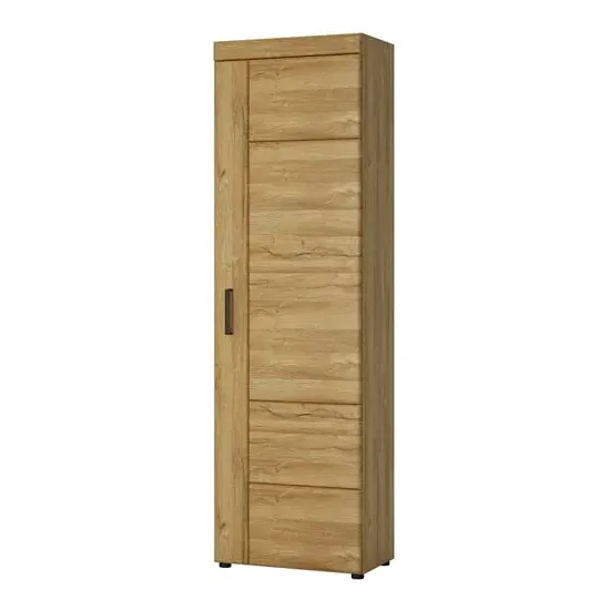 Corco Tall Left Handed Storage Cabinet - Grandson Oak image