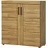 Corco Tall Shoe Storage Cabinet - Grandson Oak