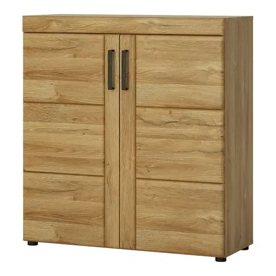 Corco Tall Shoe Storage Cabinet - Grandson Oak