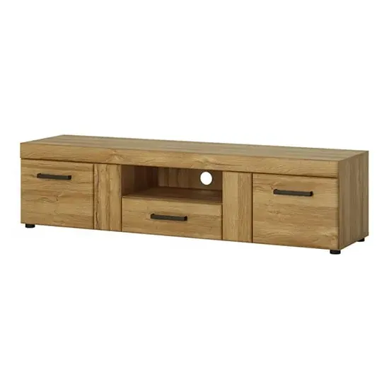 Corco Wide TV Stand with 2 Doors 1 Drawer - Grandson Oak