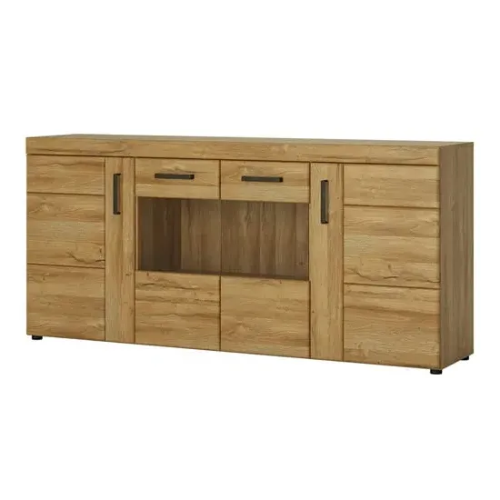 Corco Wooden Sideboard with 4 Doors - Grandson Oak image