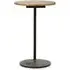 Cordue Round Side Table - Black, Wood
