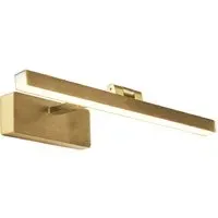 Corfu LED Rectangular Picture Light - Gold, Steel