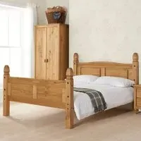 Corina Double Bed Frame - Pine