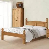 Corina Single Bed Frame - Pine
