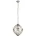 Coronet 3 Light Pendant Light - Chrome Silver, Glass