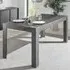 Corvi Rectangular Dining Table - Black Marble Effect, Wood