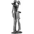 Couple Iron Design Sculpture - Antique Silver