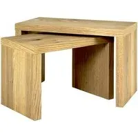 Creek Set of 2 Side Tables - Oak
