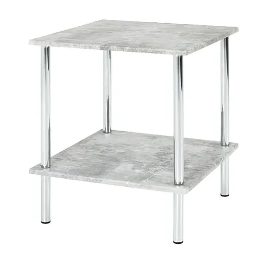 Creek Square Side Table - Concrete Effect