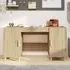 Cress Computer Desk with 2 Doors - Sonoma Oak