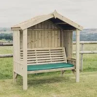 Cretila Large Garden Bench - Natural