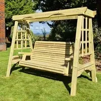Cretila Large Garden Swing Seat - Natural